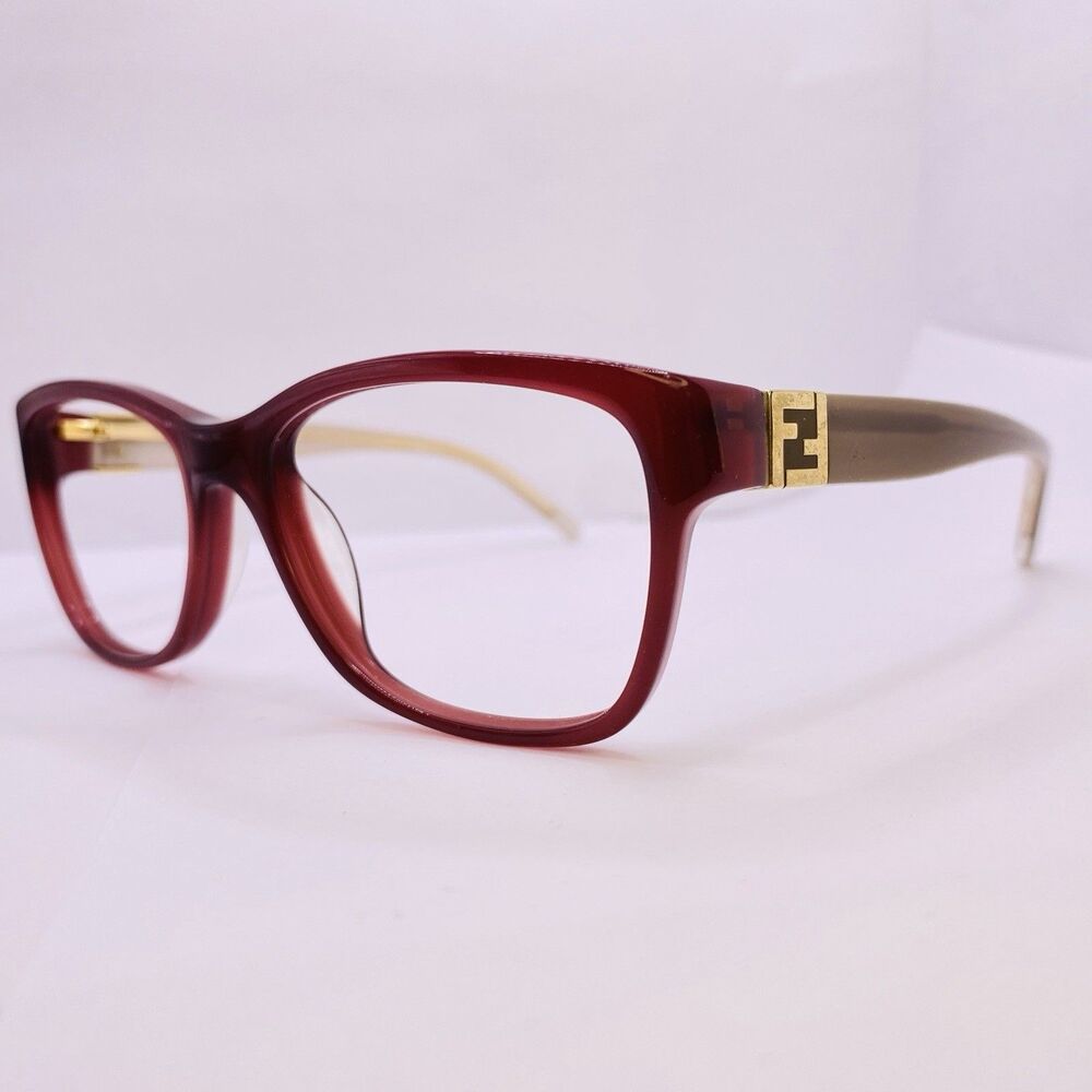 Fendi Authentic Eyeglasses Sunglasses F1011 603 51 [] 16 135 Maroon Olive Maroon